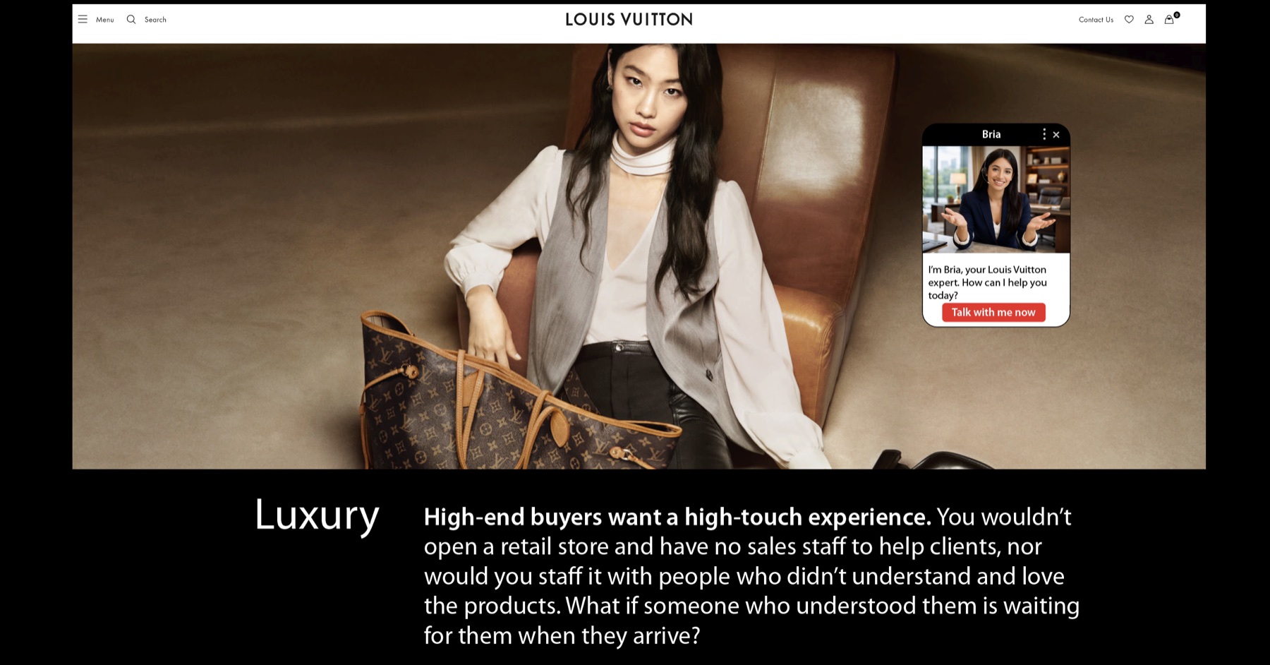 Byron as a Louis Vuitton expert — Luxury